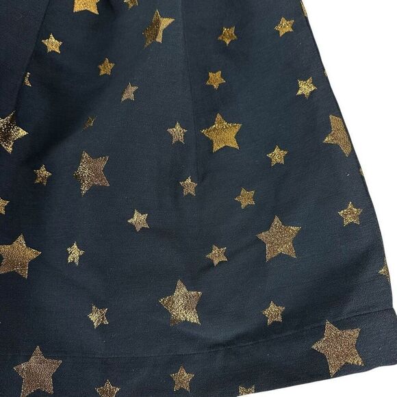 Lands End Navy Dress with Gold Stars - Picture 6 of 9